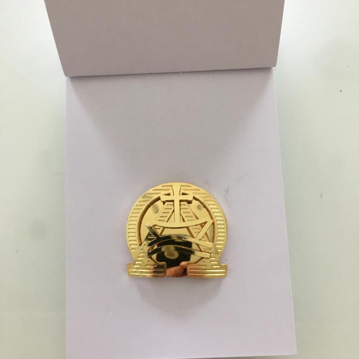 Pin Logo GKI Warna Emas untuk Penatua