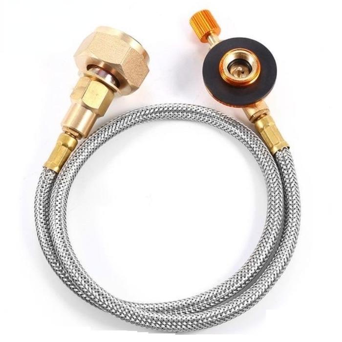 Outdoor Camping Gas Stove Propane Refill Adapter Burner LPG Flat