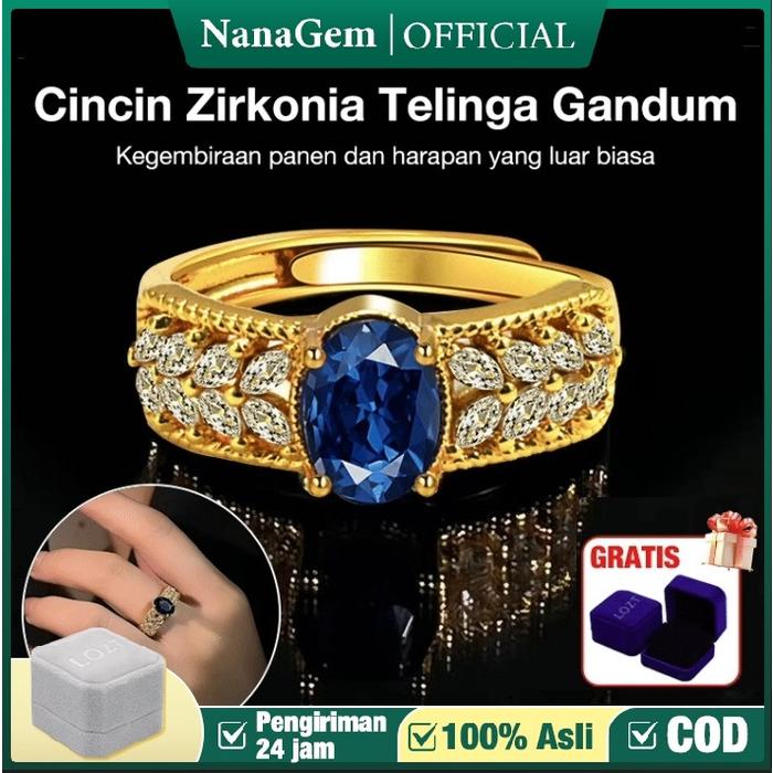 【100% Asli】Cincin Emas Tua 24 Karat Asli Cincin Banjar Asli Cincin Emas 1 Gram Asli Surat Cincin Ema