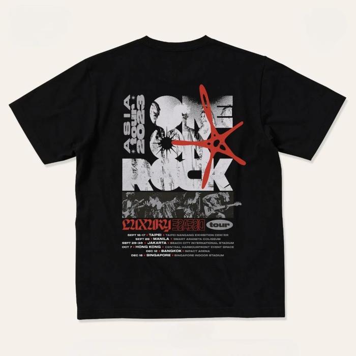 T-shirt jepun Band ONE OK ROCK Asian Tour 2023-Unoffical t-shirt