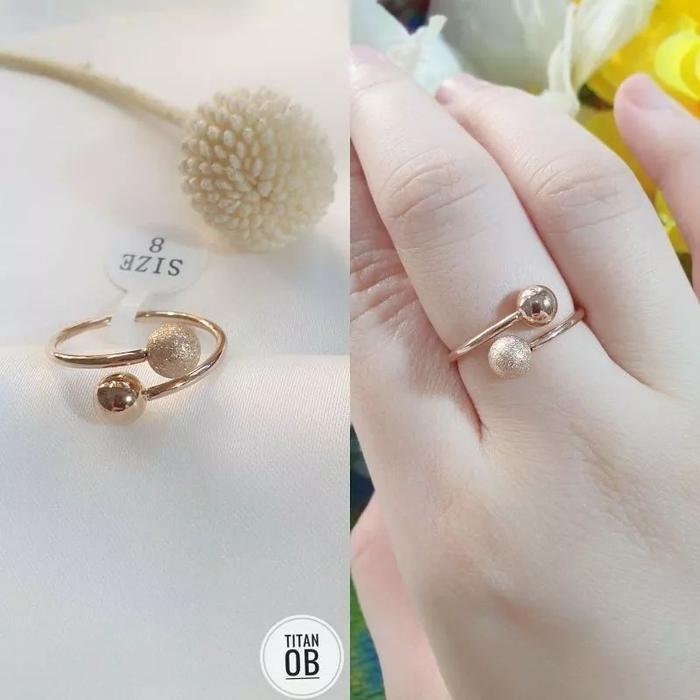 4s Grosir Solo || CINCIN TITANIUM BOBA PASIR EMAS // TERLARIS CINCIN TITANIUM BOBA EMAS VIRAL