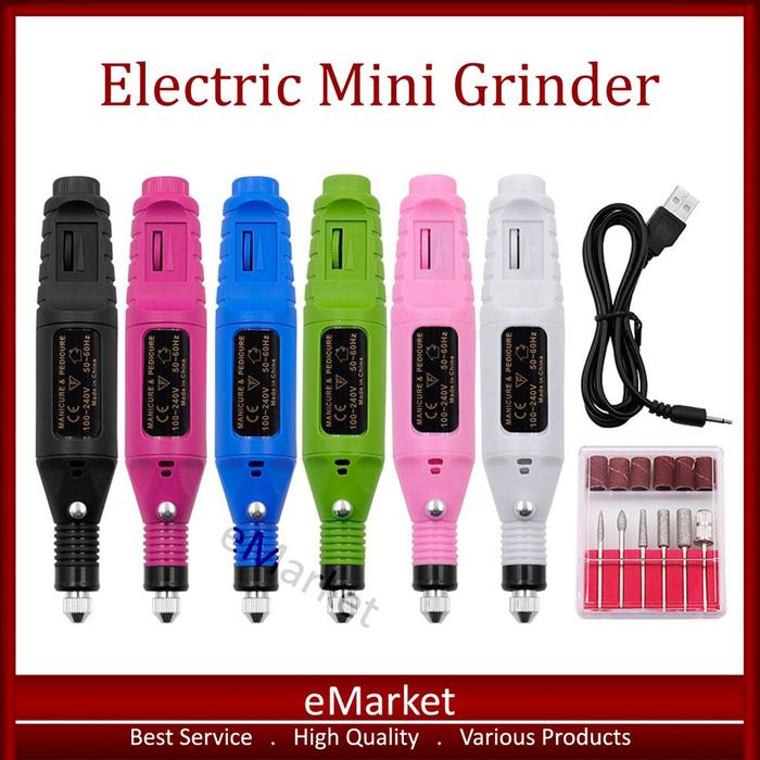 Electric Mini Grinder / Mesin Grafir Bor Potong Gerinda Ukir