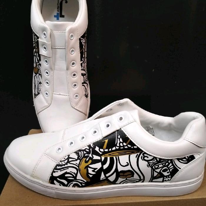 Jackson Sepatu Sneaker Pria Jakcson Shoes Casual Snekers Putih