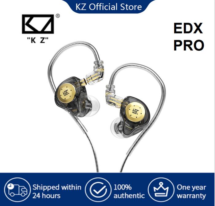 KZ EDX Earphone Bass Berat, Kontrol Mikrofon Earplug Bass Berat,