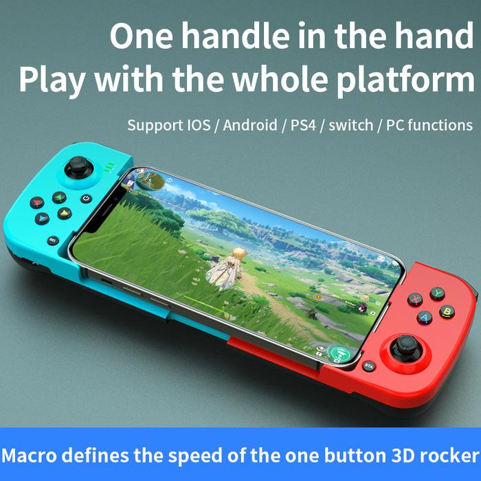 Type-C Telescopic Mobile Phone Gamepad Bluetooth-compatible 5.0
