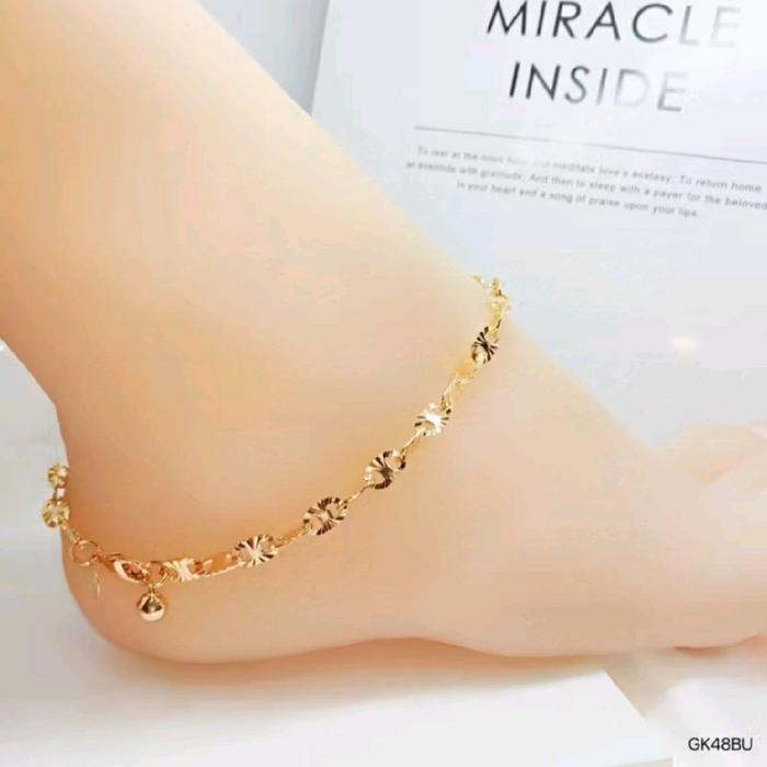 Miracle Inside Gelang Kaki Pecah Kopi Rose Gold Fhasion Wanita Terbaru Anti Luntur Dan Tidak Mudah B