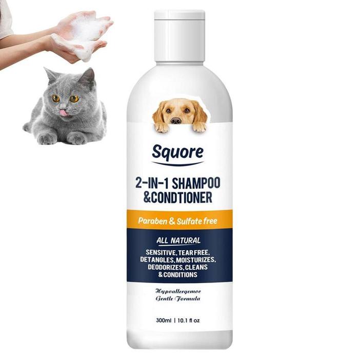 Dog Shampoo And Conditioner 2 In 1 Natural Moisturizing Shampoo