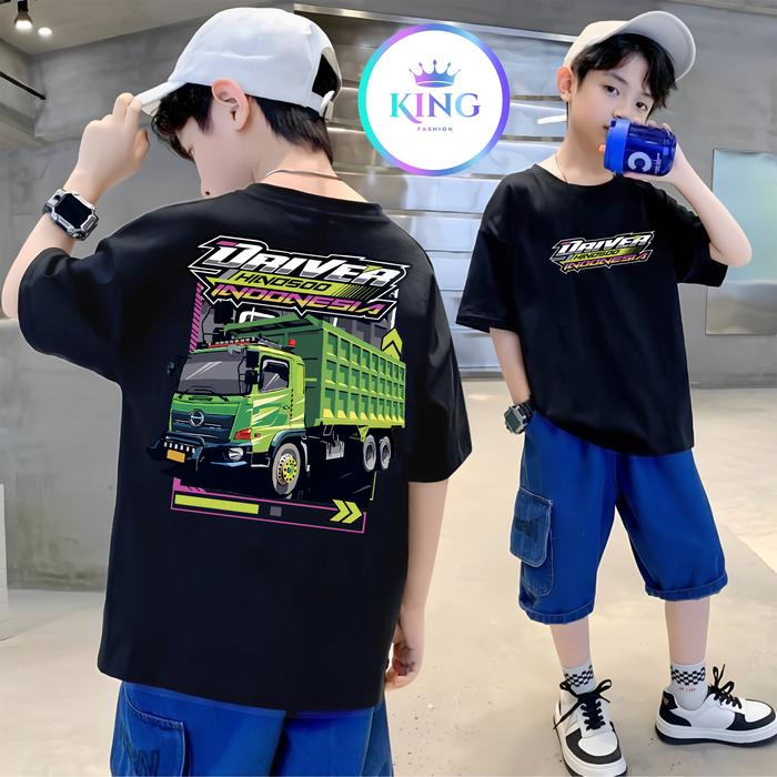 Kaos anak Driver Muda Indonesia (Driver Truck Hino 500)