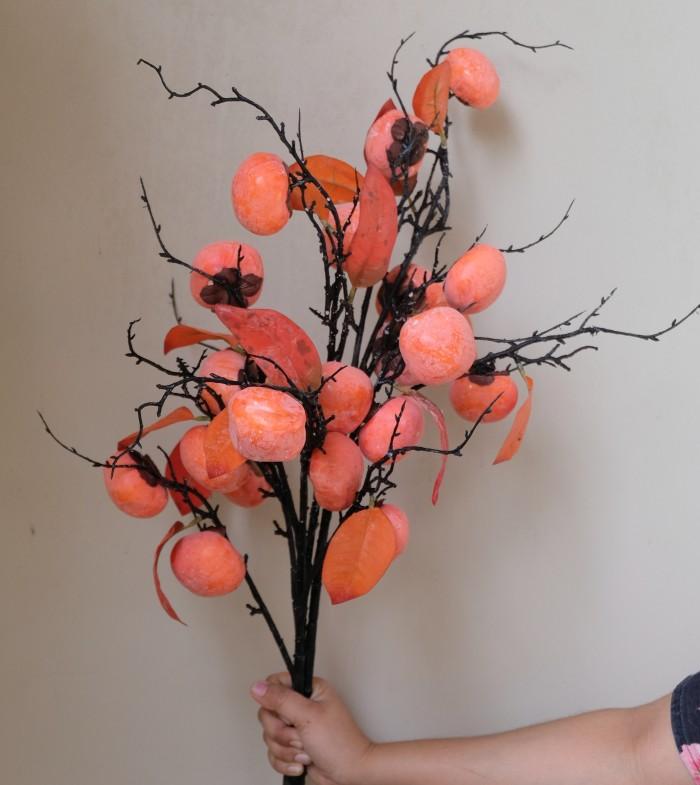 > Hiasan Imlek Buah Kesemek Artificial - Buah Persimon RR