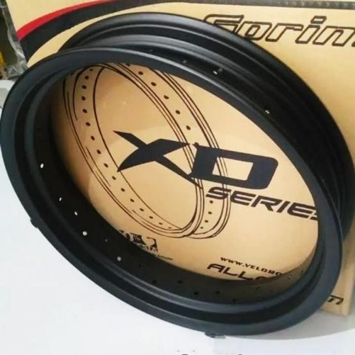 Velg Rossi Rossy Sprint Xd 250 300 350 Ring 17 36H 32H Supermoto Black Rossi Xd Wr Klx Crf Original