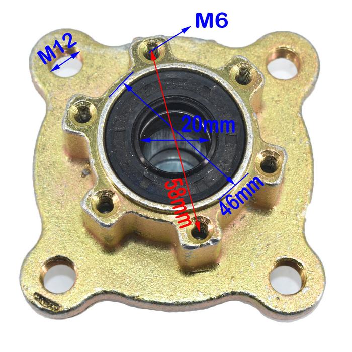 ATV Brake Disc Wheel Hub Fit For China 150cc 200cc 250cc ATV UTV