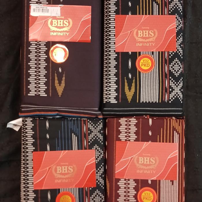 Sarung BHS Infinity Gold Motif V32 PKD – Koleksi Terbaru dengan Kualitas Tenun Terbaik.