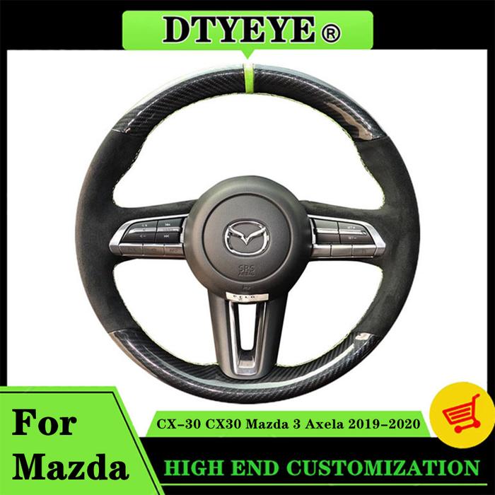 Customized Car Steering Wheel Cover For Mazda CX-30 CX30 Mazda 3