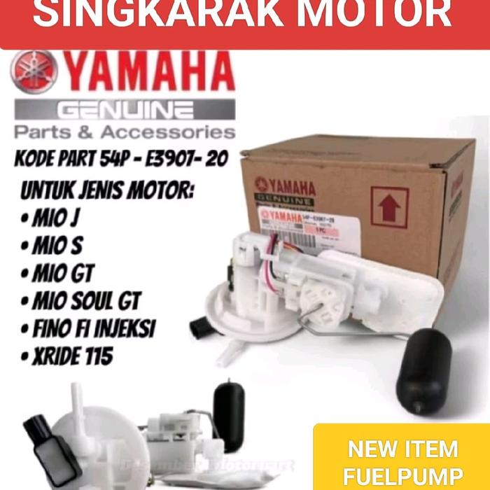 FUELPUMP FUEL PUMP KOMPLIT YAMAHA MIO J MIO S MIO GT MIO SOUL GT 125 FINO FI INJEKSI XRIDE 115 KODE 