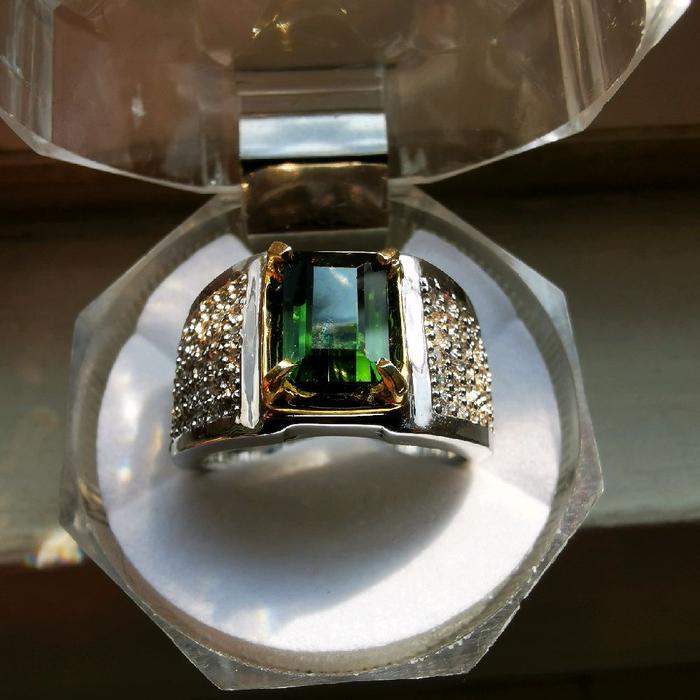 Green Tourmaline Ring Perak