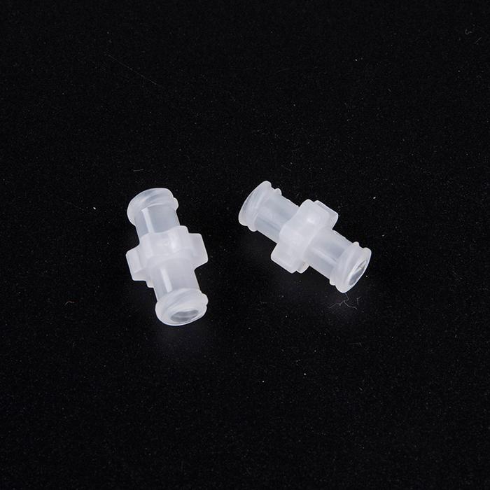 10PCS Transparent Female To Female Coupler Luer Syringe Connector