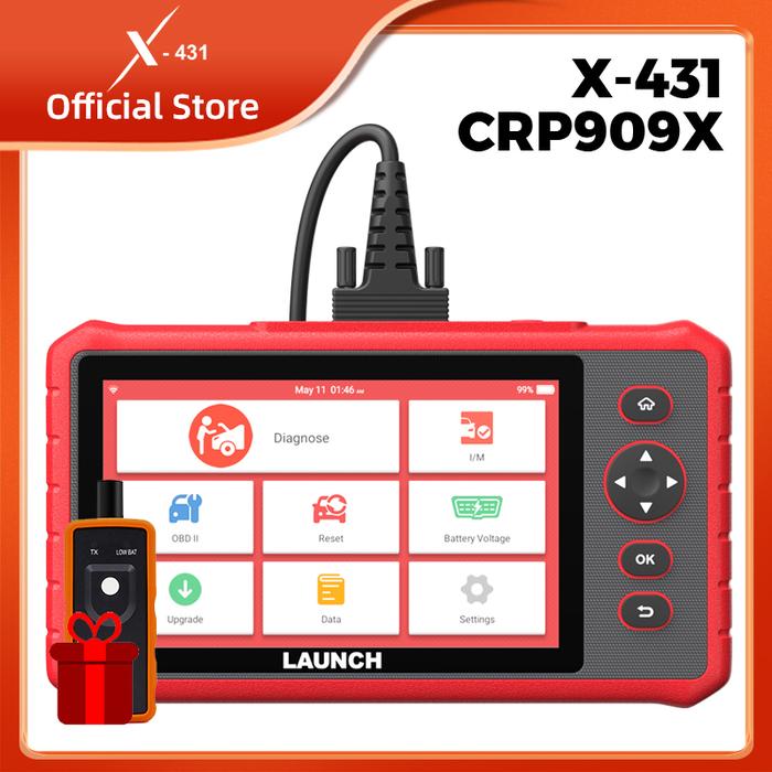 Terlaris, X-431 LAUNCH CRP909X OBD2 Pemindai Alat Pindai Otomotif
