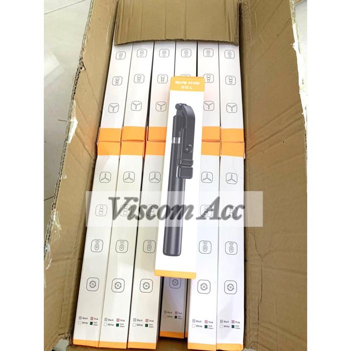 Tongsis Led + Tripod Panjang 1.7meter + Tombol Selfie (R1S-L)