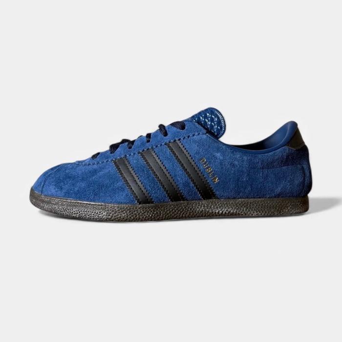 Adidas Dublin Taiwan original Sepatu Pria Warna Biru dengan Desain Klasik dan Nyaman