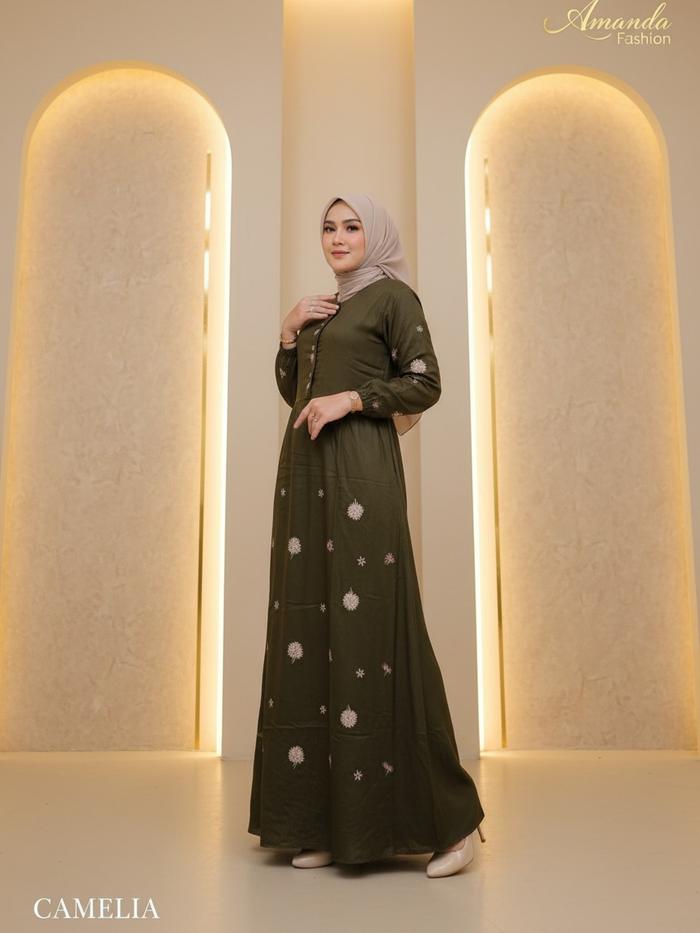 Amanda Gamis Camelia Rayon Twill Premium