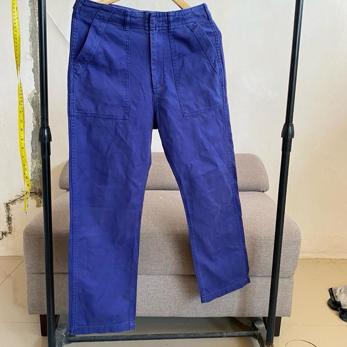 A piece of library japan brand french military fatigue pants celana cargo Pria Panjang Katun