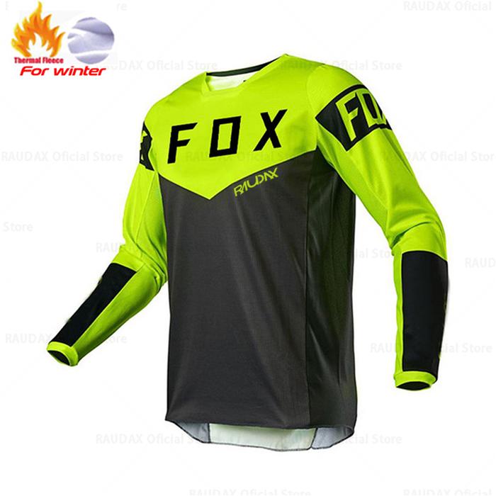 Winter Cycling Jersey Long Sleeve Motocross Jersey MTB Downhill