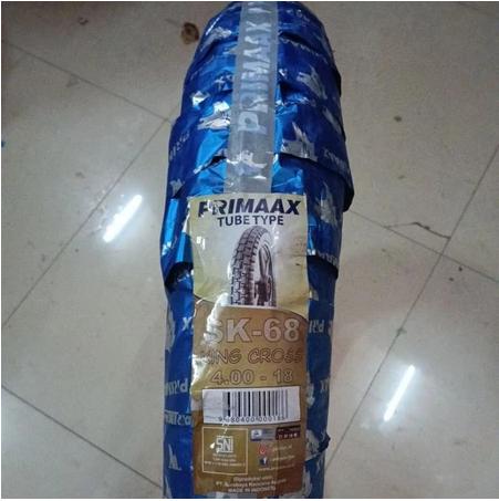 Terbaik Ban Luar 400 Ring 18 PRIMAAX SK68 Tube Type Ban Trail Motor Trial Primax King Cross Trill Sk