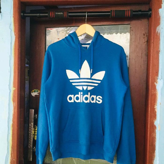 hoodie adidas bunga trifoil big logo