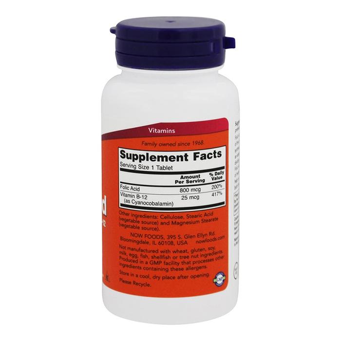 Pengiriman gratis asam folat 800 mcg dengan Vitamin B-12 b-kompleks