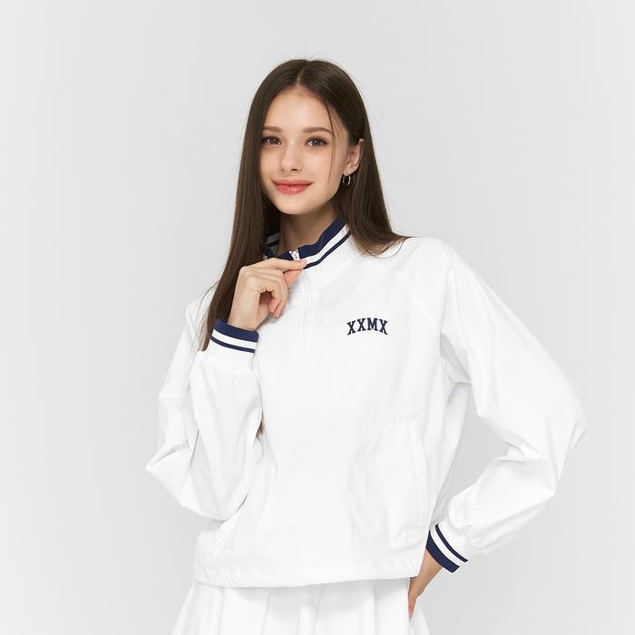 CUCI GUDANG XEXYMIX Point Half Zip-up Anorak Jaket Olahraga Wanita - XWFHZ01H3