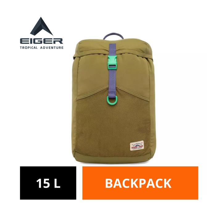 [BISA COD] Tas Ransel Wanita Eiger Original 15 L Navy Nilon Women Nuwie Sack Daypack 15l
