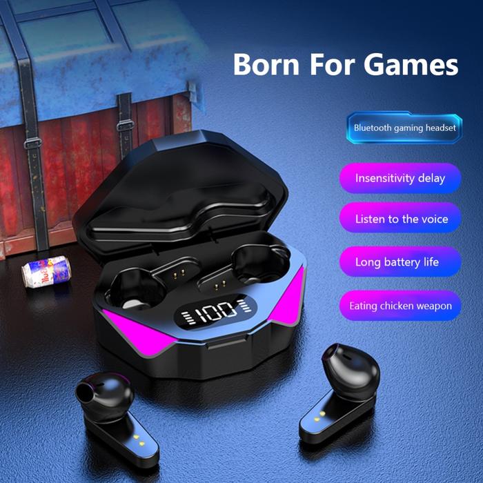 X15 TWS Bluetooth Earphone Wireless Headphone Stereo Earbuds Gaming
