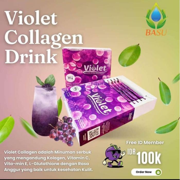 VIOLET COLLAGEN PEMUTIH BPOM ASI BOOSTER