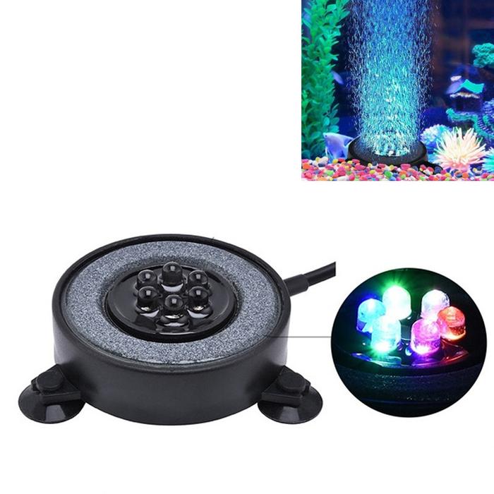 Multi colored Led Aquarium Air Bubble Light Fish Tank Air Curtain