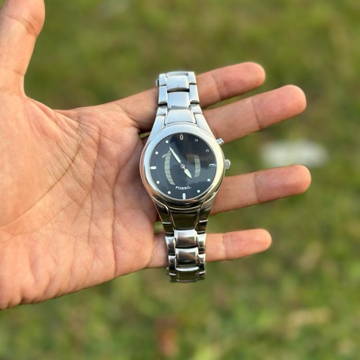 FOSSIL BIG TIC WATCH BLACK NUMBER