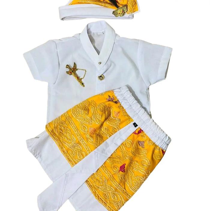 SET BAJU ADAT SAFARI BALI UMUR 1-3 BULAN PREMIUM | BAJU ADAT ANAK | BAJU ADAT BAYI | 3 BULANAN | PAR