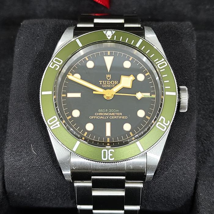 Tudor Black Bay Limited Edition Harrods Green Bezel Like New