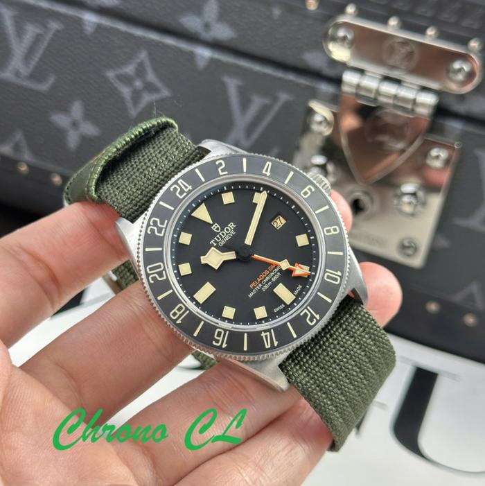 Jam PriaTudor Pelagos FXD GMT Watch Dial Black Automatic Movement ZF Factory 42mm