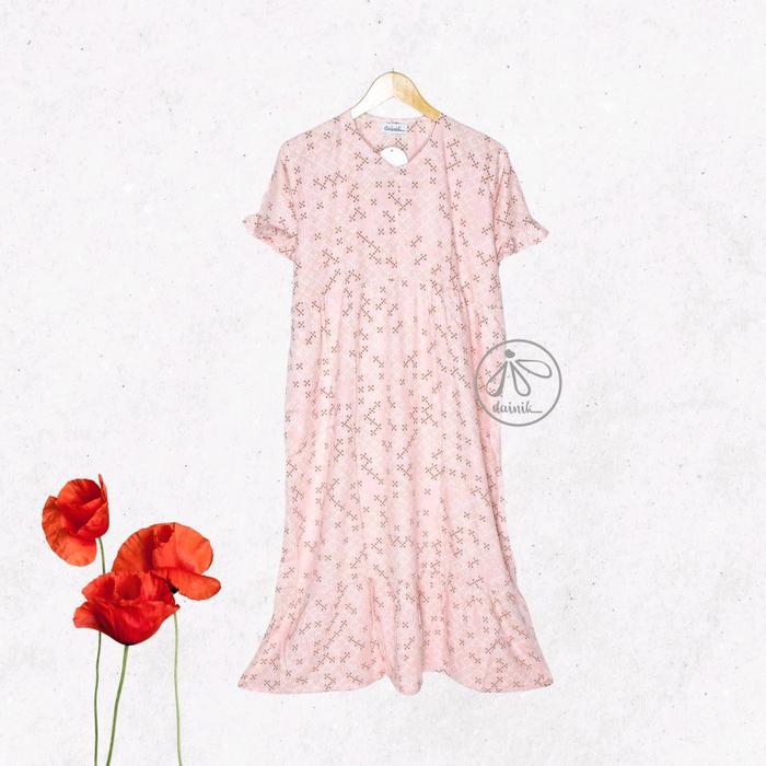 Dainik Viola Homewear Dress Daster