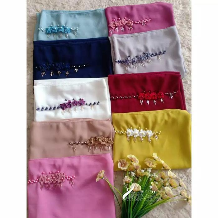 Beragam Pasmina Tali Payet Bunga/Hijab Pashmina Payet Terbaru/Pashmina Payet/Pasmina Terbaru/Hijab T