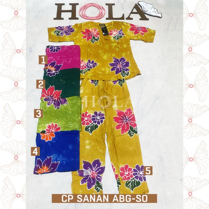 HOLA _FASH | B- Setelan Sanan Cetak ABG, setelan batik anak tanggung, Sanan abg, batik sanan