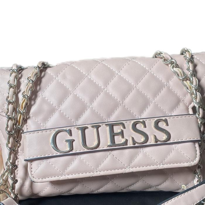 Tas bahu wanita  guess baby pink