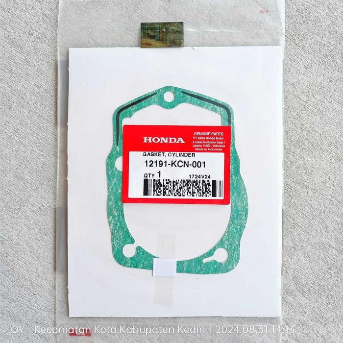 LAGI PROMO Packing-Paking-Gasket Blok Cylinder GL Max-Pro Megapro Tiger 2000-Tirev Phantom Ori AHM