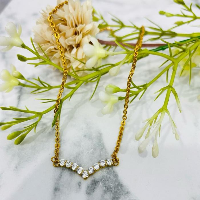 Kalung anak mode fuji kalung fuji anak anak kalung polos untuk anak emas muda