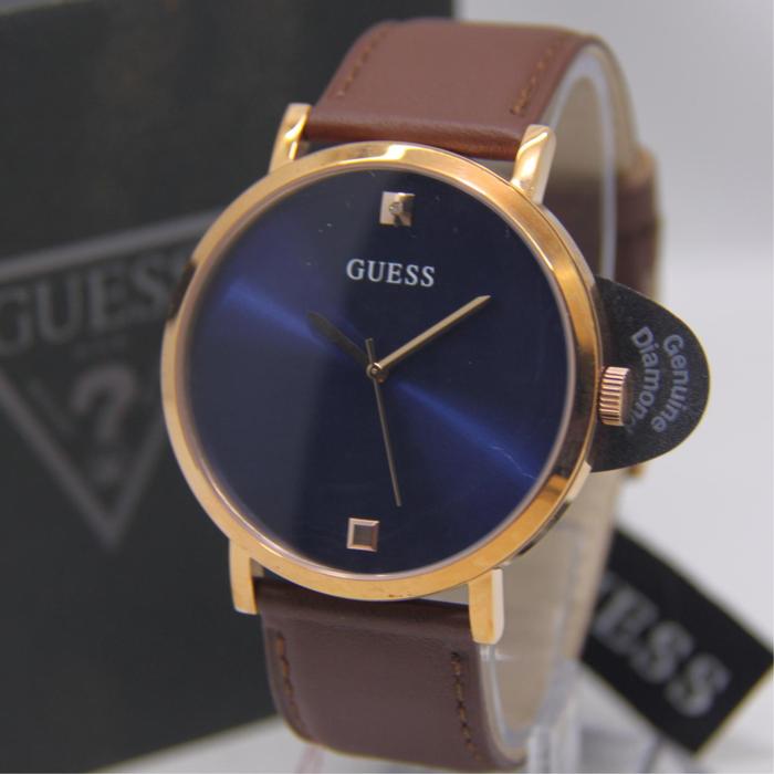 GUESS GW9 PRIA ORIGINAL JAM TANGAN COWOK ARLOJI COWOK TALI KULIT