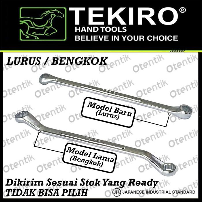 TEKIRO BOX END WRENCH 17X19MM - KUNCI RING TEKIRO 17 X 19 MM - 17X19