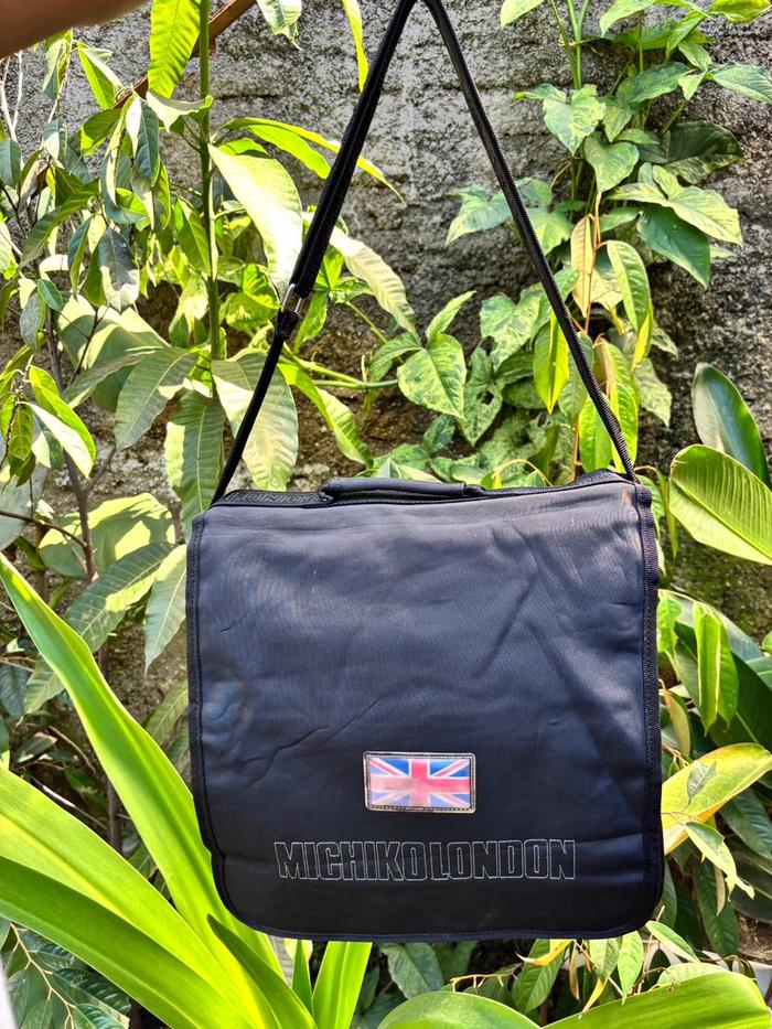 Michiko London Messenger Bag | Tas Selempang Nilon | SlingBag Pria | Tas Kerja | Tas Dokumen | Tas K