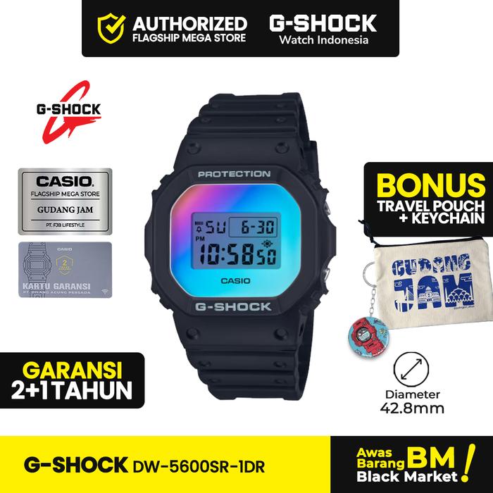 G-Shock DW-5600SR-1DR | Jam Tangan Pria | Digital | Anti Air | Original | Casio G-Shock Watches | GS