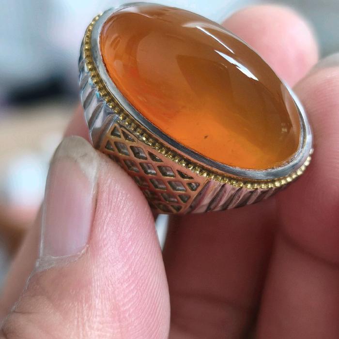 batu cincin obi Oren Ternate bacan obi