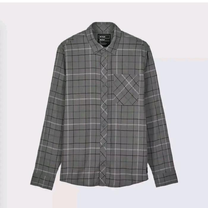 KEMEJA FLANNEL PRIA ORIGINAL FOX STRECTH
